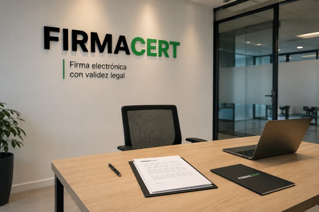 Despacho profesional FIRMACERT con pacto de socios listo para firmar electrónicamente